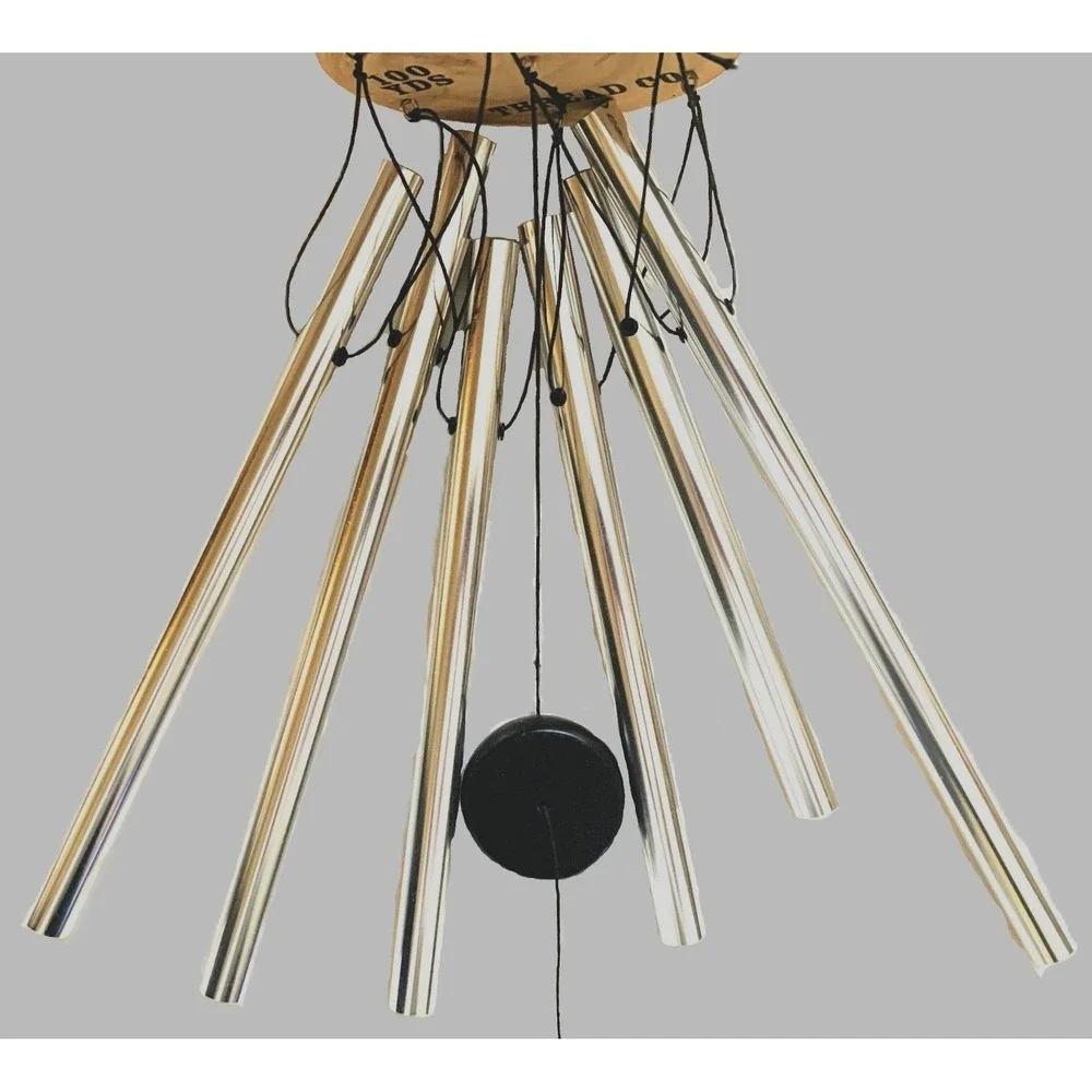 Wind‎ Chime Seamstress Sewing Theme Lg Thread Spool Body Nice Tone 29